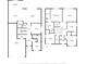Detailed floor plan showcasing layout, dimensions, and room locations at 14146 Samoa Hill Ct, Riverview, FL 33569