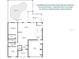 Floor plan of a house with solar heated saltwater pool and new roof plus hurricane windows at 1575 Wicklow Dr, Palm Harbor, FL 34684