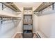 Well-organized closet with custom shelving and ample storage space, enhancing functionality at 1806 Mariner Dr # 112, Tarpon Springs, FL 34689