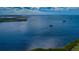 Scenic aerial view of blue water and islands at 1806 Mariner Dr # 112, Tarpon Springs, FL 34689