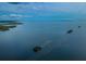 Scenic aerial view of blue water and islands at 1806 Mariner Dr # 112, Tarpon Springs, FL 34689