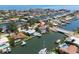 Waterfront property with boat lift, dock, pool and spacious homes in desirable boating community at 2001 Iowa Ne Ave, St Petersburg, FL 33703