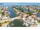 Waterfront property with boat lift, dock, pool and spacious homes in desirable boating community at 2001 Iowa Ne Ave, St Petersburg, FL 33703
