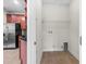 View of a pantry with tile flooring and wire shelving at 20113 Bending Creek Pl, Tampa, FL 33647