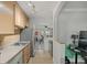 Functional kitchen with stainless steel appliances and a view into other rooms at 249 41St Ne Ave, St Petersburg, FL 33703