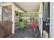 Inviting covered patio featuring comfortable seating and a tranquil ambiance at 249 41St Ne Ave, St Petersburg, FL 33703