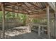 Enclosed shed featuring an open interior and workbench at 249 41St Ne Ave, St Petersburg, FL 33703