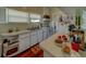 Functional kitchen with white cabinets, laminate counters, and natural light at 2835 Dartmouth N Ave, St Petersburg, FL 33713