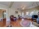 Bright living room with wood floors, neutral paint, and lots of light at 2835 Dartmouth N Ave, St Petersburg, FL 33713