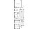 Detailed floor plan with open-concept kitchen, living room, and lanai. Includes 3 bedrooms and 2 car garage at 28680 Cozy Creek Dr, Wesley Chapel, FL 33543