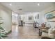 Well-lit building lobby featuring comfortable seating and decorative artwork at 2901 26Th W St # 317, Bradenton, FL 34205