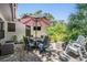Outdoor patio complete with furniture and a seating arrangement at 34 Hickory Ln, Safety Harbor, FL 34695