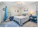 Charming bedroom with plenty of natural light from the window and playful decorations at 34 Hickory Ln, Safety Harbor, FL 34695