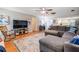 Spacious living room with hardwood floors and contemporary decor, offering a welcoming atmosphere at 34 Hickory Ln, Safety Harbor, FL 34695