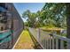 Fenced backyard overlooking pond at 6203 34Th E Ct, Ellenton, FL 34222