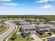 Aerial view showcases the property's location within a serene residential neighborhood at 8226 Summer Brook Ct, Land O Lakes, FL 34638