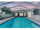 Inviting screened-in pool area perfect for swimming, relaxing, and enjoying the outdoors year-round at 8604 Vicksburg Rd, Spring Hill, FL 34608