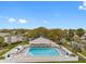 A luxurious community pool and hot tub area, perfect for relaxation at 11450 Harbor Way # 5008, Largo, FL 33774