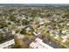 Aerial view of the home showing neighborhood and surrounding trees at 1820 Massachusetts Ne Ave, St Petersburg, FL 33703