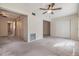 Spacious bedroom with large closets, neutral walls, and carpet flooring at 2310 Denmark St # 30, Clearwater, FL 33763