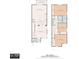 Overall floor plan of the property, highlighting the layout of both levels at 2574 Hidden Cove Ln, Clearwater, FL 33763