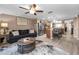 Open concept living room and kitchen with lots of space at 2574 Hidden Cove Ln, Clearwater, FL 33763