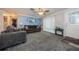 Cozy living room featuring plush seating, stylish decor, and ample natural light at 5153 Bay Blvd, Port Richey, FL 34668