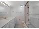 Bathroom with shower and sink at 5980 Shore S Blvd # 312, Gulfport, FL 33707