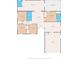 Detailed floor plan showcasing the layout of the home with measurements for each room at 6070 Denver Ne St, St Petersburg, FL 33703