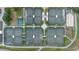 Aerial view of green tennis courts at 646 Allegheny Dr, Sun City Center, FL 33573