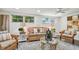 Cozy living room with wicker seating, a decorative rug, and ample natural light at 7000 14Th N St, St Petersburg, FL 33702