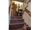 View of the carpeted stairway at 8119 Oak Trace Way # C, Tampa, FL 33634
