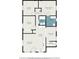 Detailed floor plan showcasing the layout of the home, including bedrooms, bathrooms, kitchen, and living areas at 8624 N Semmes St, Tampa, FL 33604