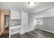 Office space features built-in desk, storage, and large window at 8624 N Semmes St, Tampa, FL 33604