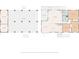 Detailed floor plan showcasing the layout of the home, including room dimensions, covered patio, and screened porch at 9019 Stone Dr, Webster, FL 33597