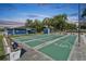 Shuffleboard with a blue building in the background at 10029 Wellington Ave, Dade City, FL 33525