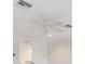 White ceiling features a white ceiling fan and two air vents at 12801 Castlemaine Dr, Tampa, FL 33626