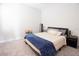 A bright bedroom with decor and carpeted floors at 13246 Twin Bridges Dr, Riverview, FL 33579