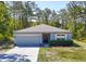 Charming single-story home featuring a two-car garage, manicured lawn, and well-maintained landscaping at 14020 Sooty Tern Ave, Brooksville, FL 34614