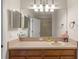 Bright bathroom vanity with an updated sink, decorative lighting, and medicine cabinet at 14418 Mirabelle Vista Cir, Tampa, FL 33626