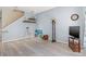 Inviting living room with hardwood floors, perfect for relaxation and entertainment at 14418 Mirabelle Vista Cir, Tampa, FL 33626