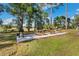 Backyard picnic area featuring multiple picnic tables and a grill, perfect for outdoor gatherings at 27477 Old Trilby Rd, Brooksville, FL 34602