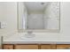 Bathroom featuring vanity, mirror, white cabinets, and bathtub shower at 4516 Barnstead Dr, Riverview, FL 33578