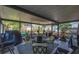 Covered patio with outdoor seating at 5116 Corvette Dr, Tampa, FL 33624