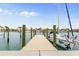 Dock features boat, and is perfect for boating and enjoying waterfront living with easy access to the open water at 525 Lillian Dr, Madeira Beach, FL 33708