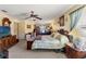 Bright main bedroom suite with bedroom, closet, and office at 7102 W Creek Dr, Tampa, FL 33615