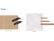 Drybar finishes with white oak cabinetry, countertop, and shelving at 812 W Braddock St, Tampa, FL 33603