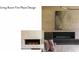 Fireplace design with a modern look at 812 W Braddock St, Tampa, FL 33603