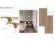 Selections for the primary bedroom including light fixtures and wood finishes at 812 W Braddock St, Tampa, FL 33603