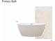 Modern freestanding tub design against a neutral backdrop, offering a serene and stylish bathing space at 812 W Braddock St, Tampa, FL 33603